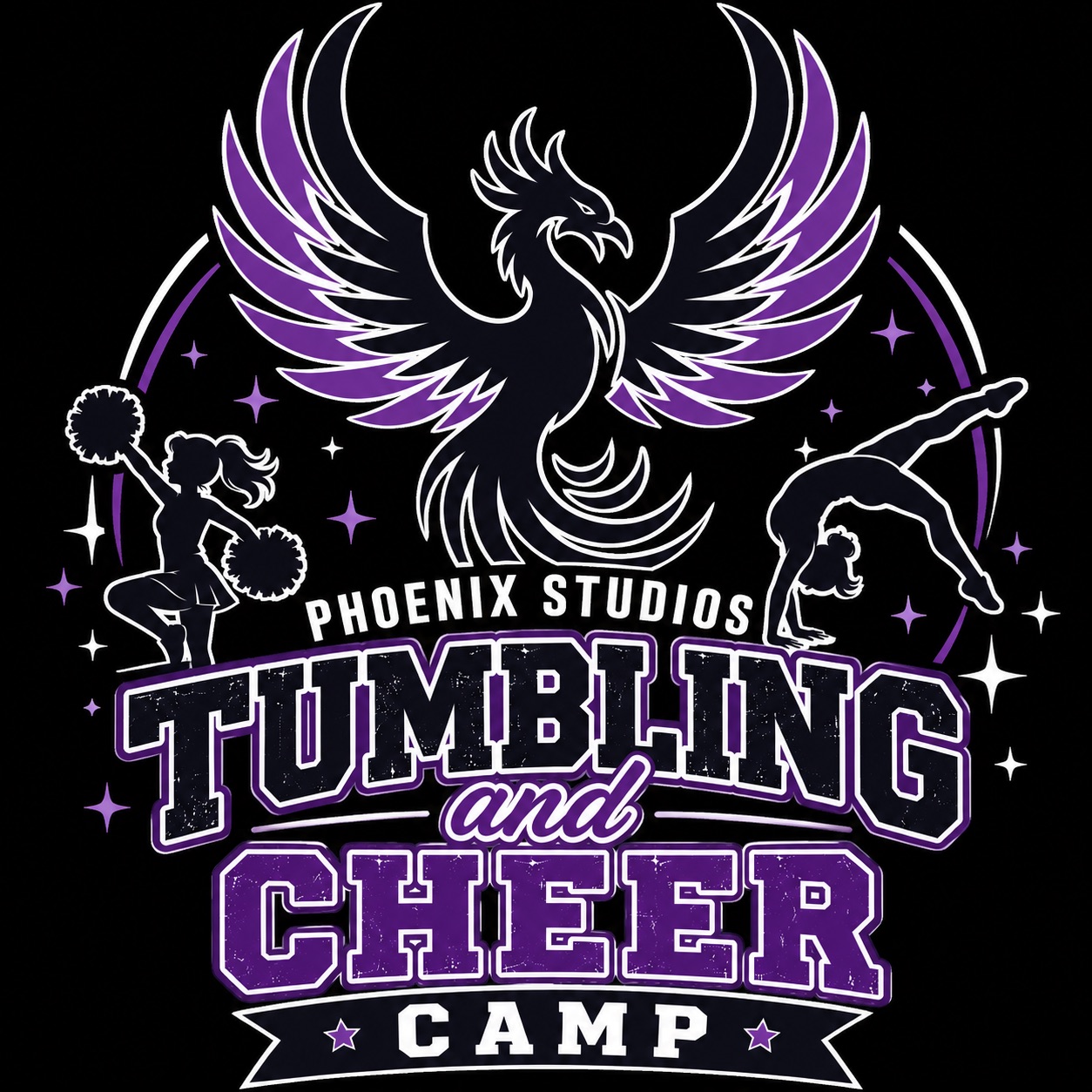 Phoenix Studios Tumbling and Cheer Camp artwork